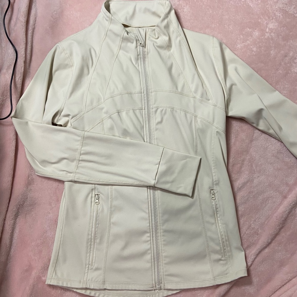 Cream White Define Jacket (M)